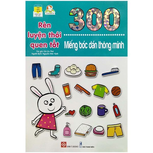 300 miếng bóc dán thông minh - rèn luyện thói quen tốt