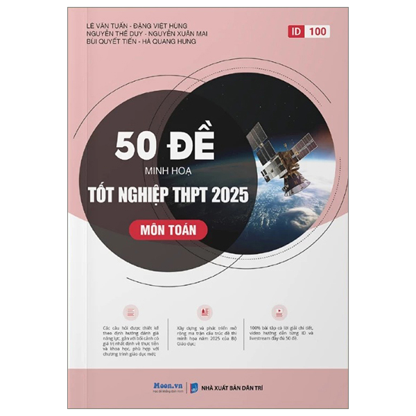 50 đề minh họa tốt nghiệp thpt 2025 - môn toán