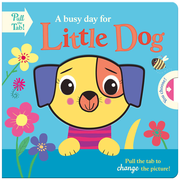 a busy day for little dog (push pull stories)