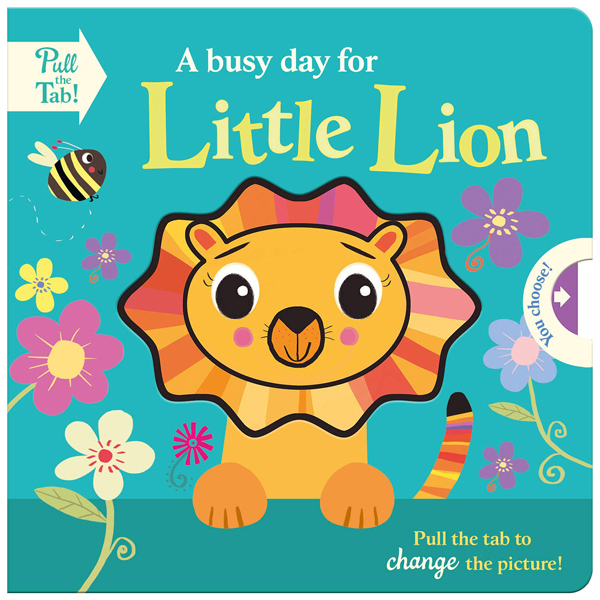 a busy day for little lion (push pull stories)