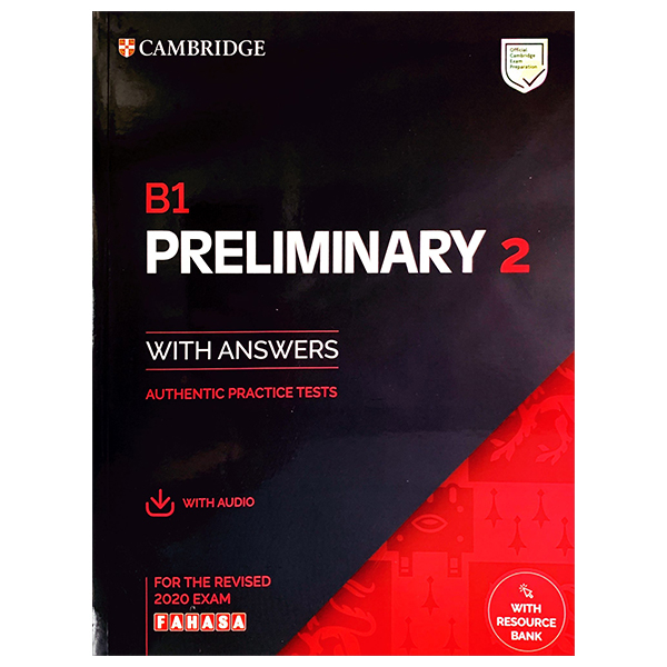 b1 preliminary 2 for the revised 2020 exam sb with answers with audio with resource bank