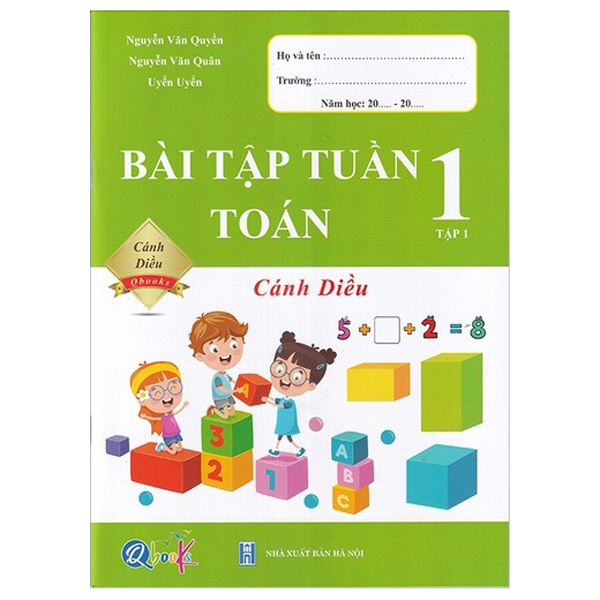 bài tập tuần toán 1 - tập 1 (cánh diều)