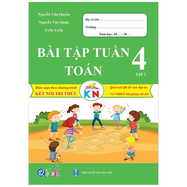 bài tập tuần toán 4 - tập 2 (kết nối)