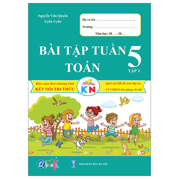 bài tập tuần toán 5 - tập 1 (kết nối)