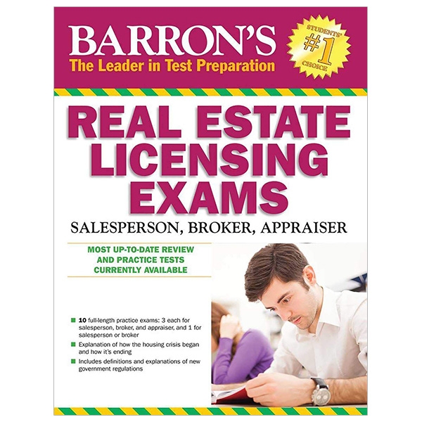 barron's real estate licensing exams (salesperson, broker, appraiser)