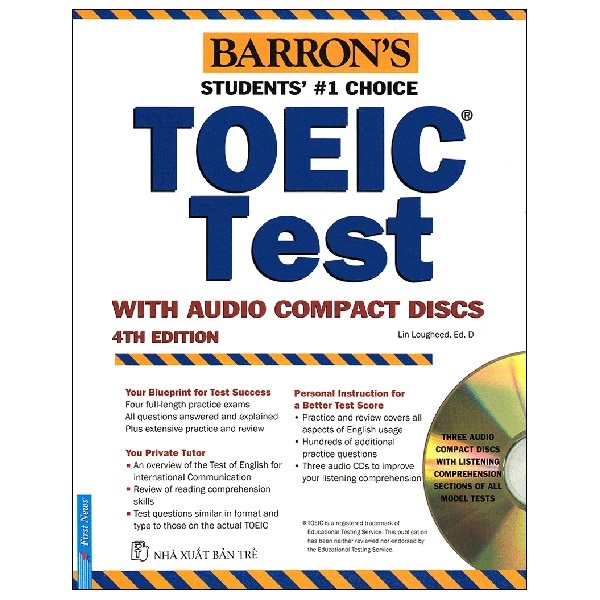 barron's toeic test (4th edition) - kèm cd