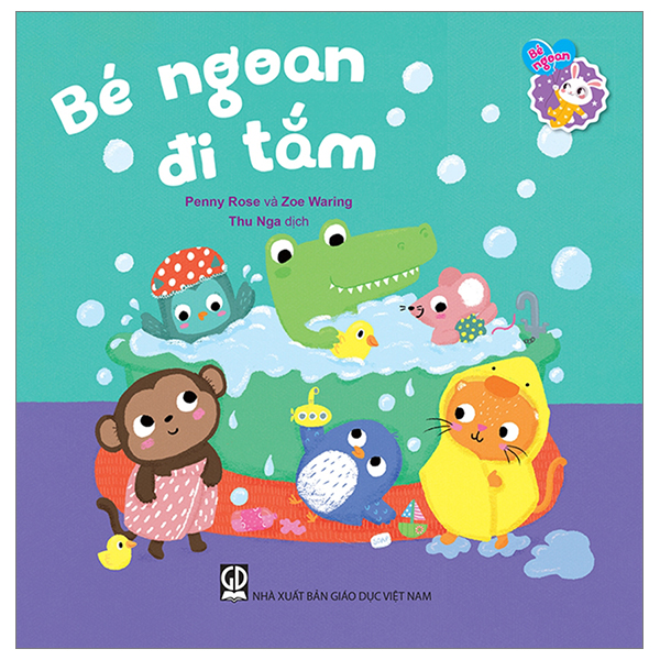 bé ngoan đi tắm