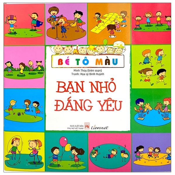 bé tô màu - bạn nhỏ đáng yêu