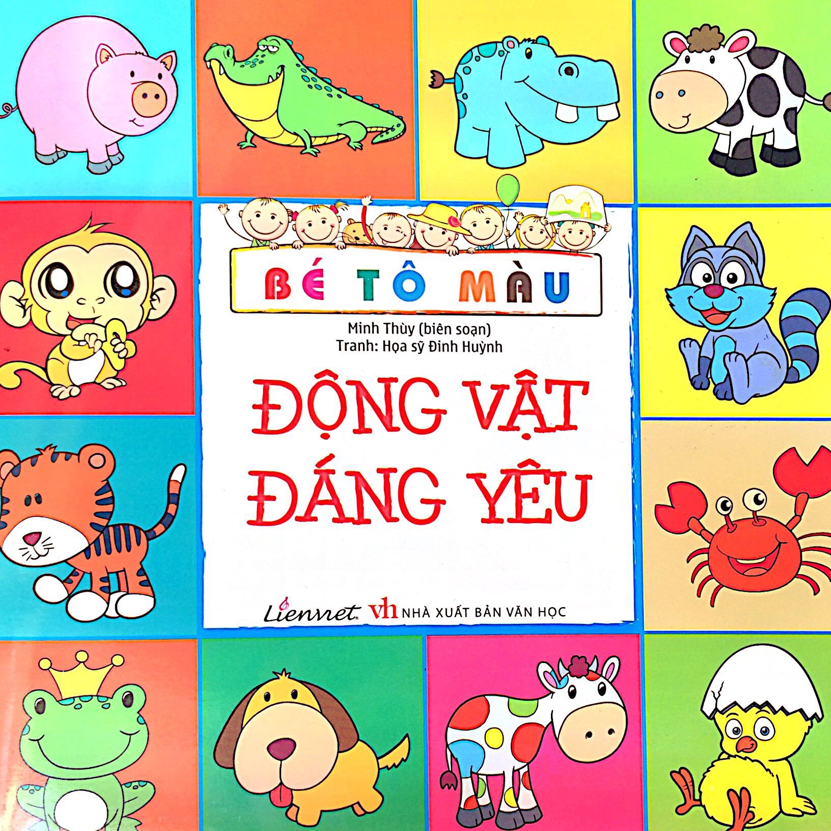 bé tô màu - động vật đáng yêu