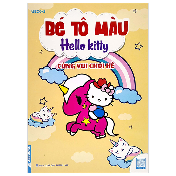 bé tô màu hello kitty - cùng vui chơi hè