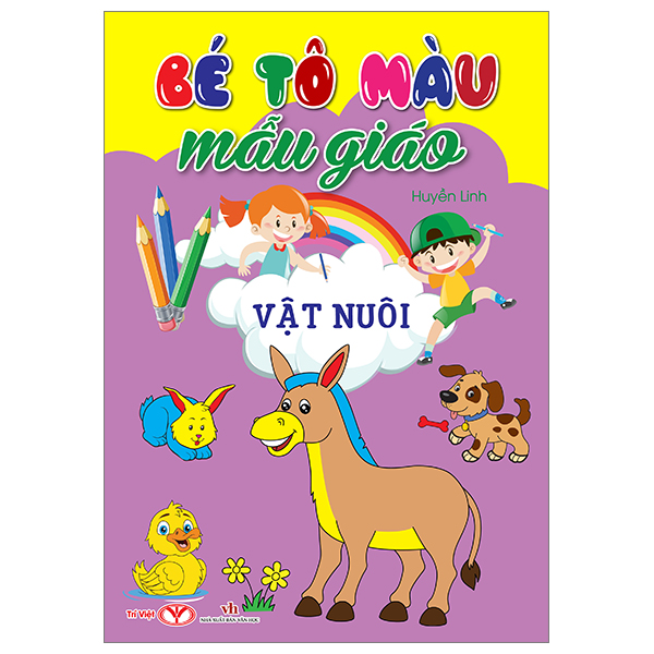 bé tô màu mẫu giáo - vật nuôi (tái bản 2024)