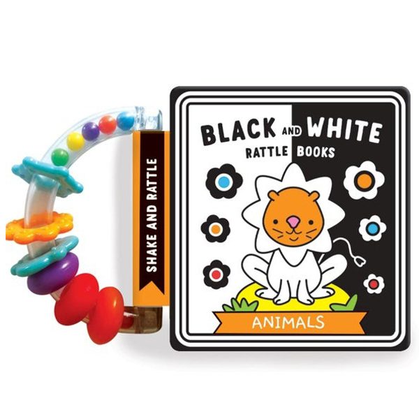 black and white buggy book - animals