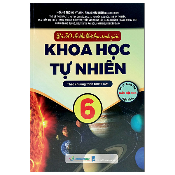 bộ 30 đề thi thử học sinh giỏi khoa học tự nhiên 6 (theo chương trình giáo dục phổ thông mới)