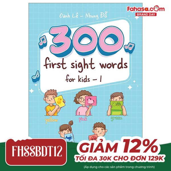 bộ 300 first sight words for kids - 1