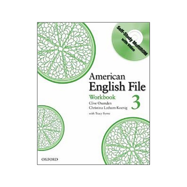 bộ american english file 3 workbook with multirom