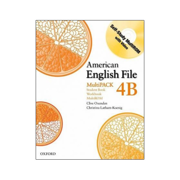 bộ american english file 4 student book/workbook multipack b