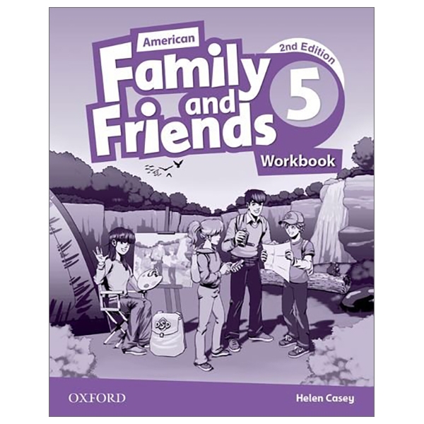 bộ american family and friends level 5 workbook