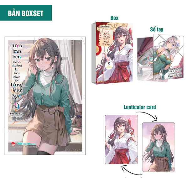 Bộ
						
										
										Arya Bàn Bên Thỉnh Thoảng Lại Trêu Ghẹo Tôi Bằng Tiếng Nga - Tập 9 - Bản Boxset - Tặng Kèm Boxset + Sổ Tay + Lenticular Card