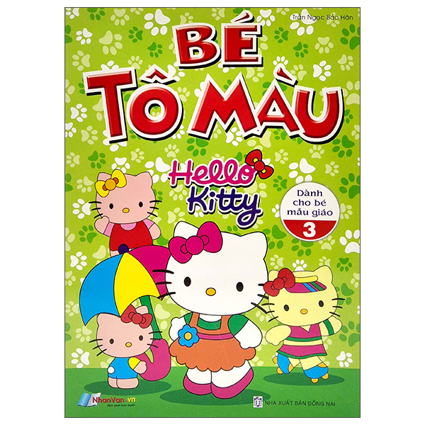 bộ bé tô màu hello kitty - tập 3