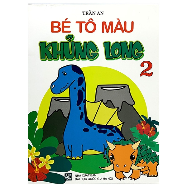 bộ bé tô màu khủng long 2