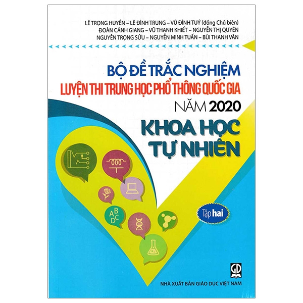 bộ bộ đề trắc nghiệm luyện thi thpt quốc gia 2020 - khoa học tự nhiên - tập 2 - tái bản