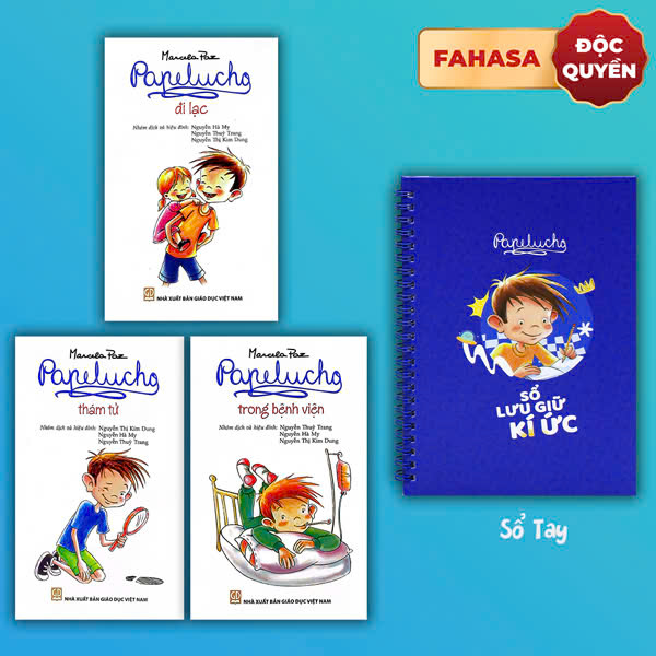 Bộ
						
										
										Bộ Sách Papelucho 2 - Thám Tử + Trong Bệnh Viện + Đi Lạc (Bộ 3 Tập) - Tặng Kèm Sổ Lưu Giữ Kí Ức - Độc Quyền Fahasa