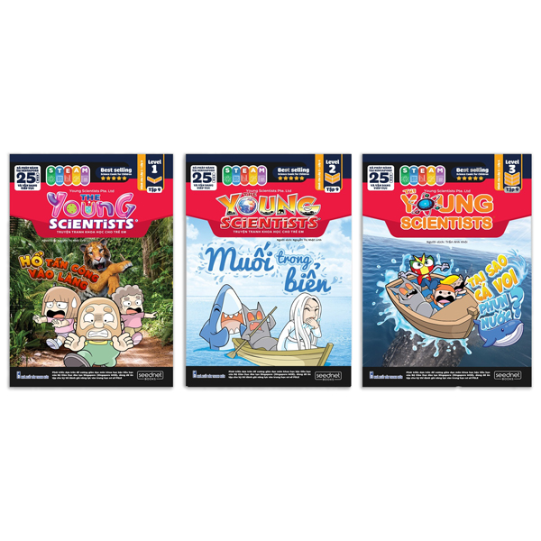 Bo
Bo Sach The Young Scientist - Truyen Tranh Khoa Hoc Cho Tre Em - Tap 9 - Level 1+2+3 (Bo 3 Cuon)