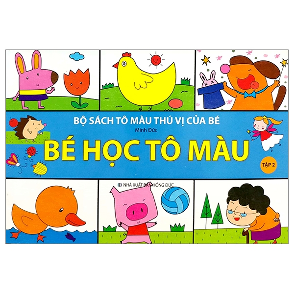 bộ bộ sách tô màu thú vị của bé - bé học tô màu - tập 2