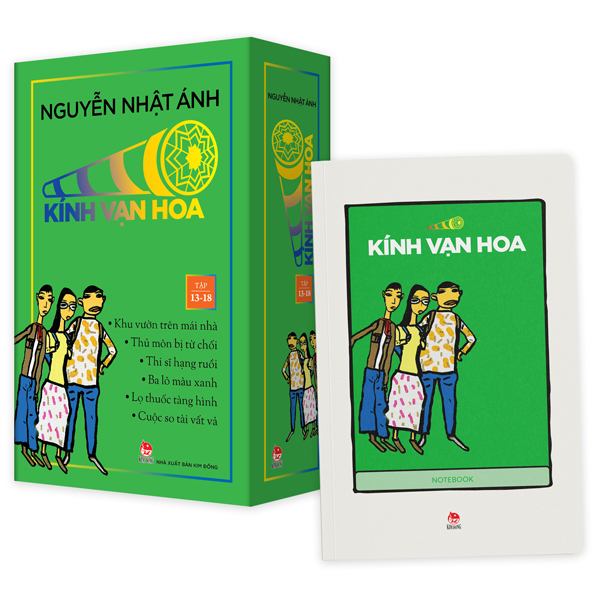 Bộ Boxset Kính Vạn Hoa - Bộ Kỉ Niệm 30 Năm: Tập 13 - 18 (Hộp 6 Tập) - Tặng Kèm Sổ Tay Kính Vạn Hoa