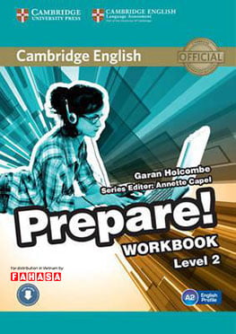 bộ cambridge english prepare! level 2 workbook with audio - fahasa reprint