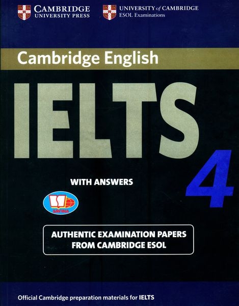 bộ cambridge ielts 4 with answers (savina) (không kèm audio)