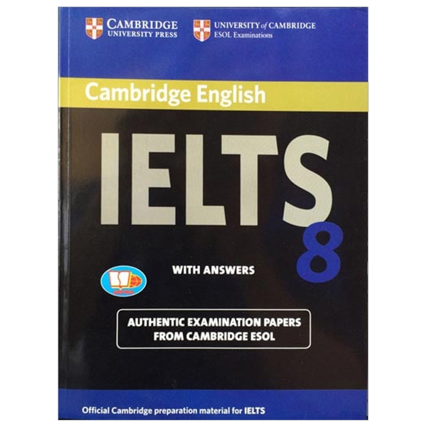 bộ cambridge ielts 8 with answers (ngôn ngữ tiếng anh) (không kèm audio)