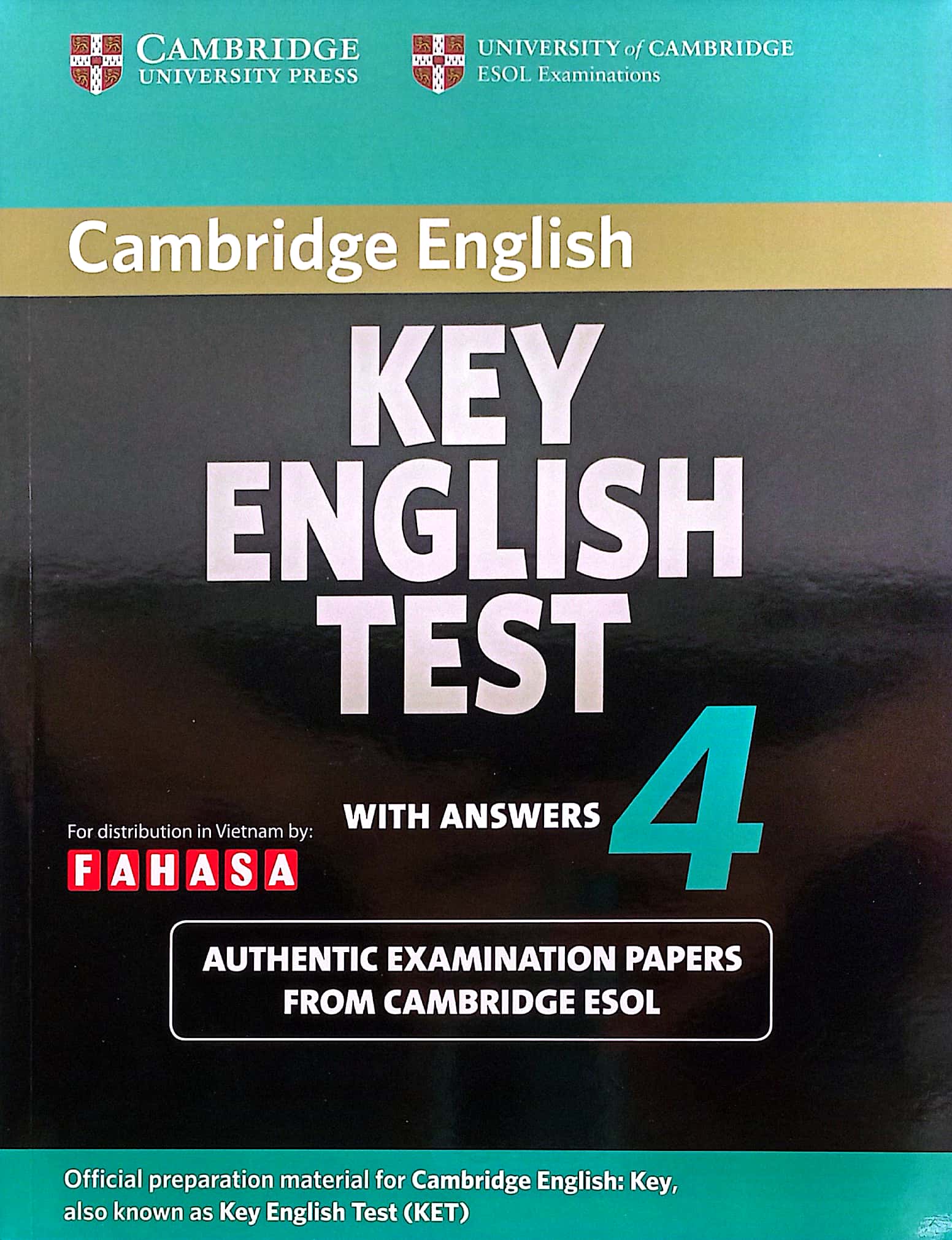 bộ cambridge key english test 4 with answers fahasa reprint edition