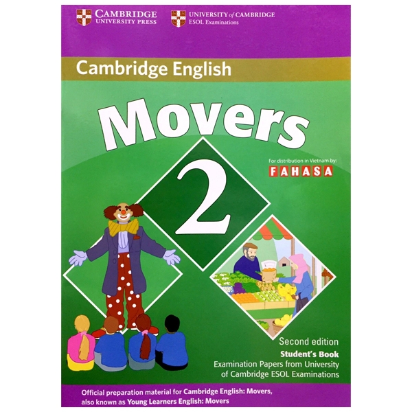 bộ cambridge young learner english test movers 2 sb fahasa reprint edition