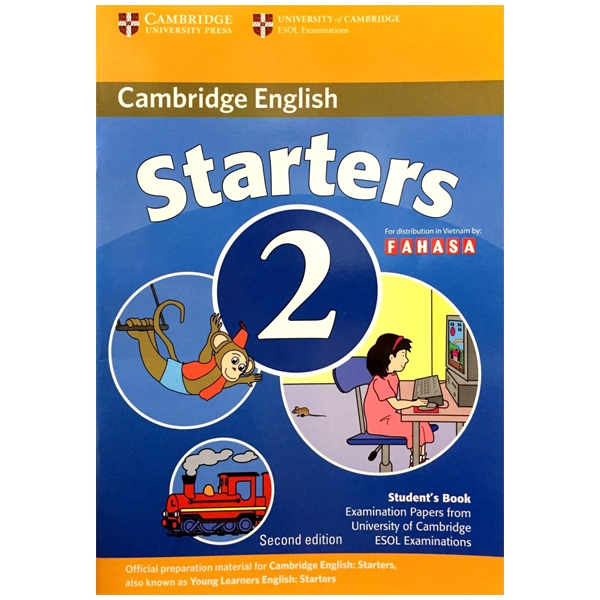 bộ cambridge young learner english test starters 2 sb fahasa reprint edition