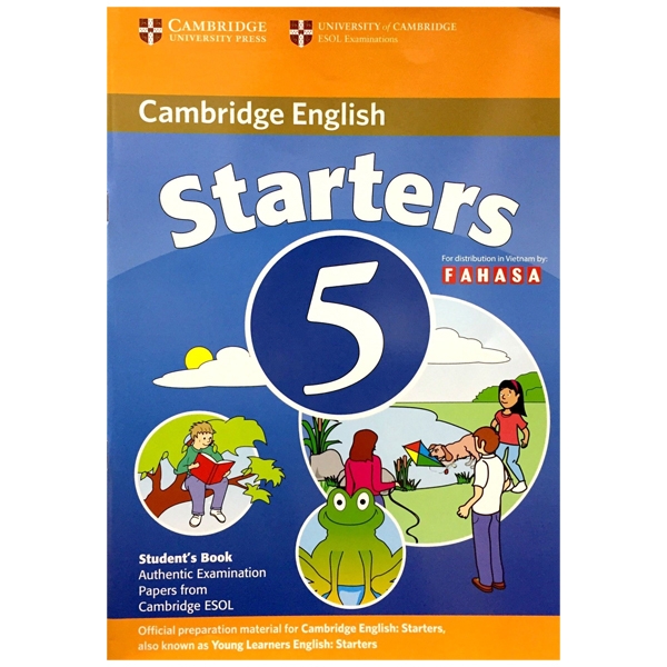 bộ cambridge young learner english test starters 5 sb fahasa reprint edition