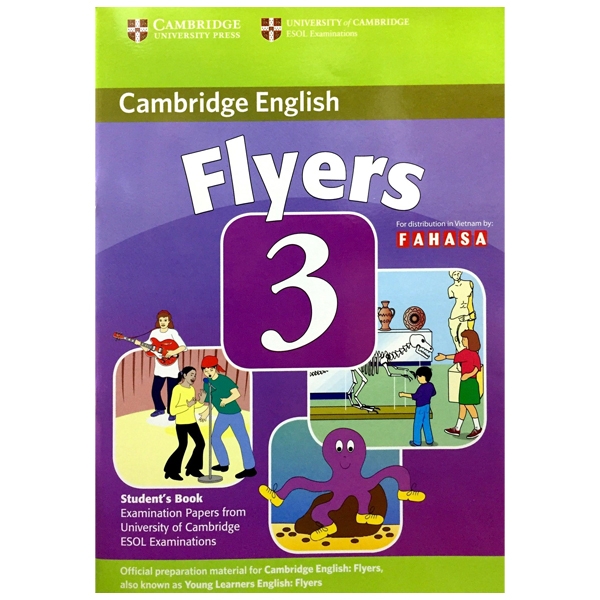 bộ cambridge young learner english tests flyers 3 sb fahasa reprint edition