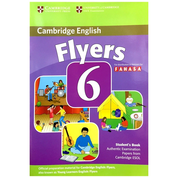 bộ cambridge young learner english tests flyers 6 sb fahasa reprint edition