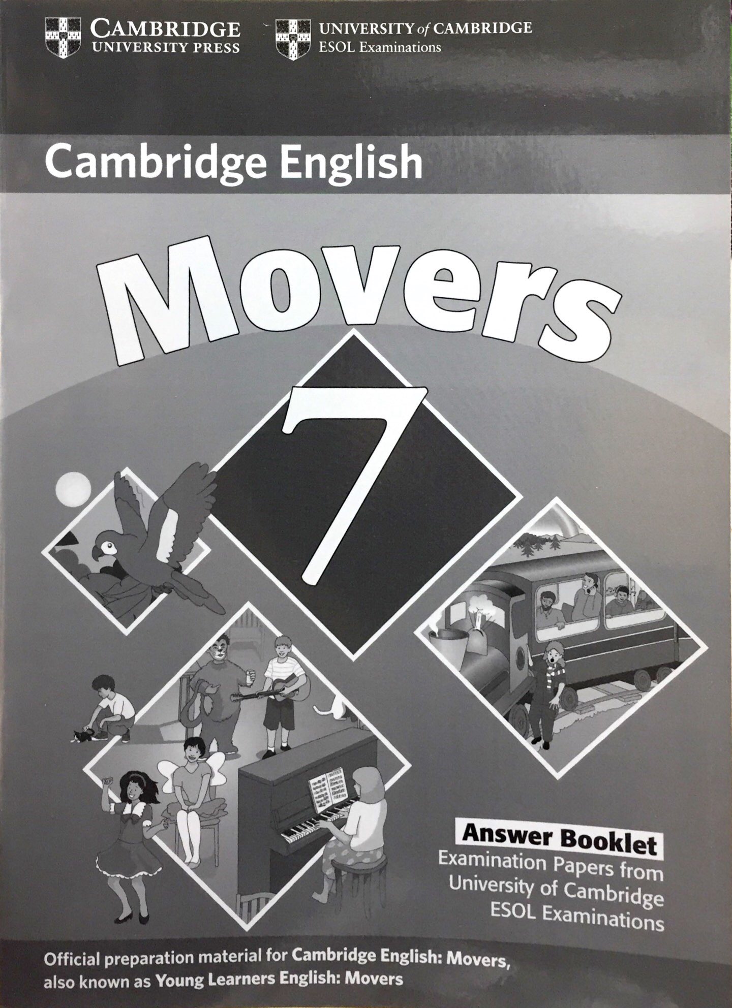 bộ cambridge young learners english tests 7 movers answer booklet