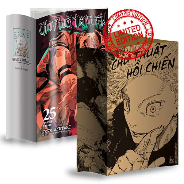 Bộ Chú Thuật Hồi Chiến - Tập 25 - Limited Edition - Tặng Kèm Bọc Bảo Vệ Bìa