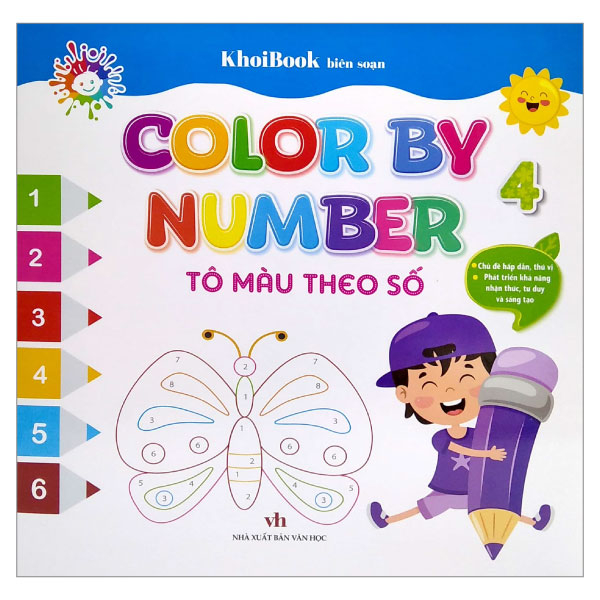 bộ color by number - tô màu theo số -tập 4