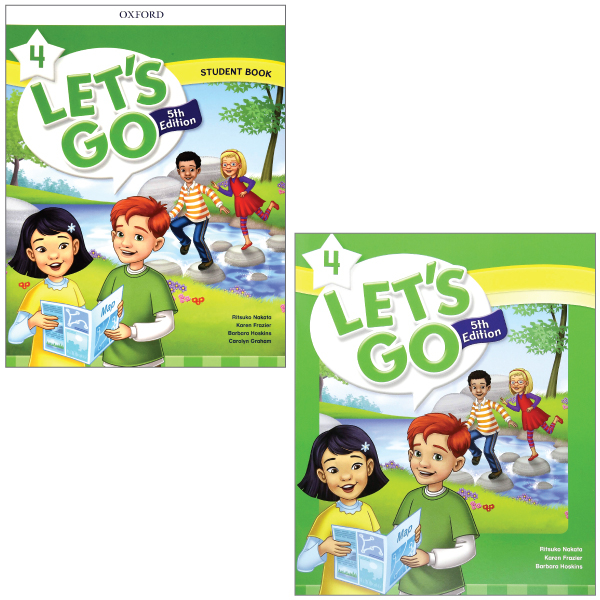 bộ combo let's go level 4: student book + workbook with online practice - 5th edition (bộ 2 cuốn)