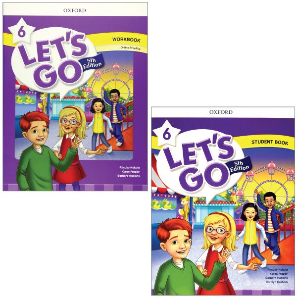 bộ combo let's go level 6: student book + workbook with online practice - 5th edition (bộ 2 cuốn)