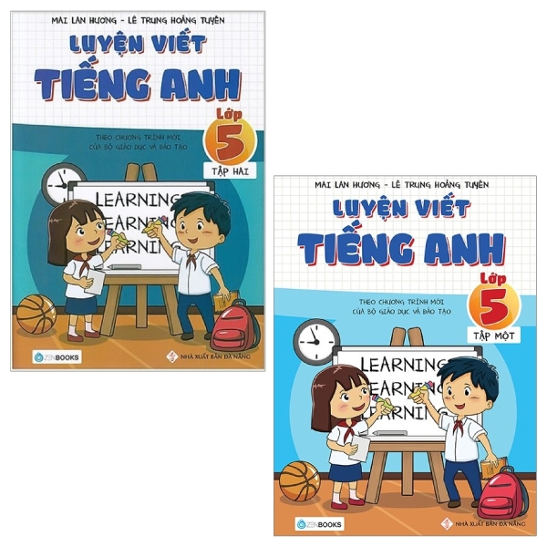 bộ combo luyện viết tiếng anh - lớp 5 (tập 1 và 2) - theo chương trình mới của bộ giáo dục và đào tạo (bộ 2 tập)