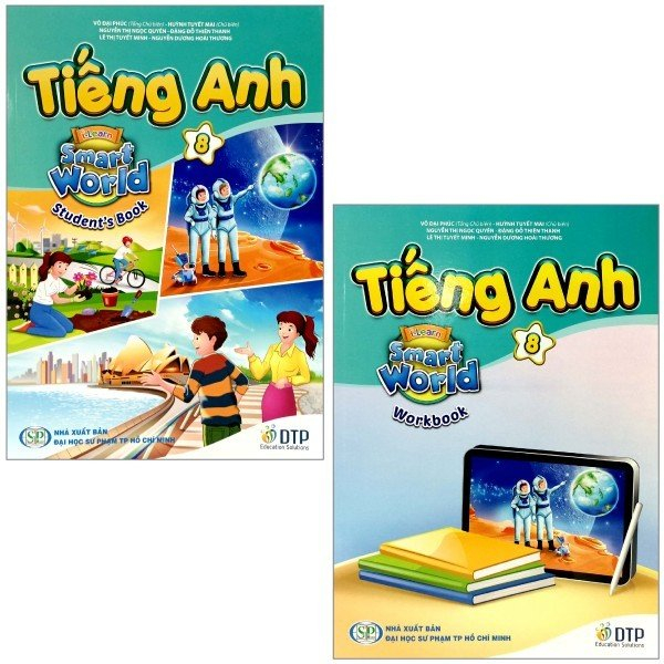 bộ combo sách tiếng anh 8 i-learn smart world - student's book + workbook (bộ 2 cuốn)