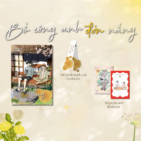 bồ công anh đón nắng - tặng kèm bookmark cài + postcard hai mặt