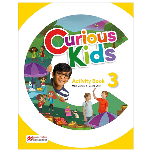 bộ curious kids level 3 activity book with digital activity book