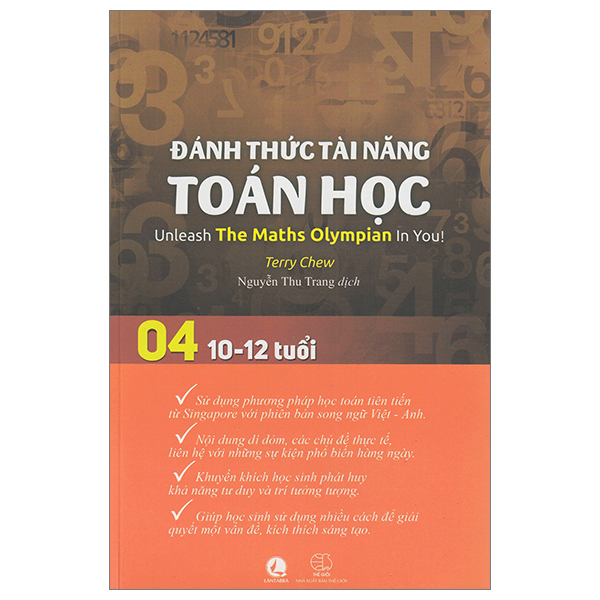 bộ đánh thức tài năng toán học - unleash the maths olympian in you! - tập 4 (10-12 tuổi) (tái bản 2023)