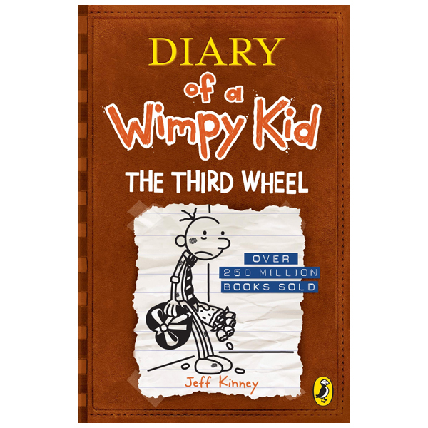 bộ diary of a wimpy kid book 7: the third wheel