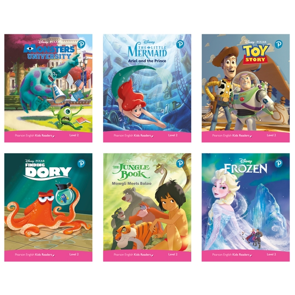 bộ disney kids readers level 2 pack of 6